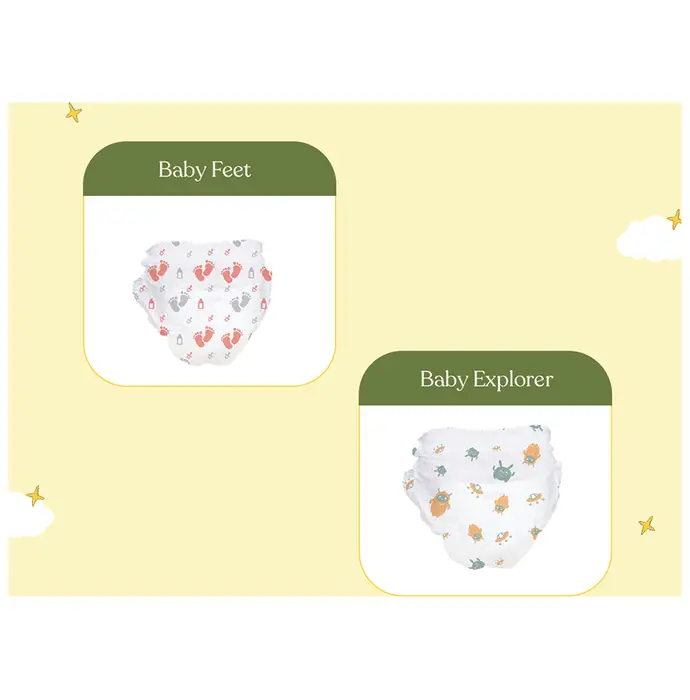 .allter Organic Natural Bamboo Ultra Soft Chemical Free Taped Diaper Large - Image 1